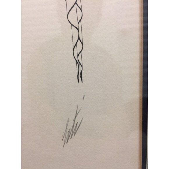 Erte "LaBelle Big Brim Hat With Lace Veil" Silkscreen 99/300 Signed In Pencil - Picture 4 of 7